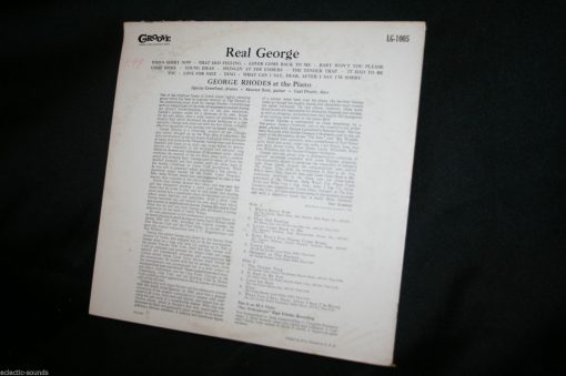 George Rhodes - Real George NM LP 1956 Groove RCA Jazz Piano - Image 3