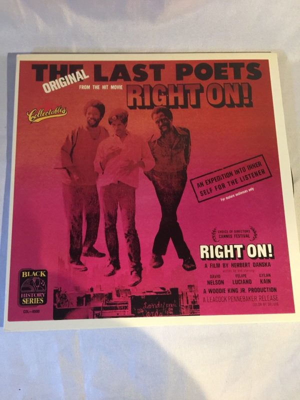 The Last Poets - Right On! LP NM Gatefold 1990 RI Soul Funk Breaks