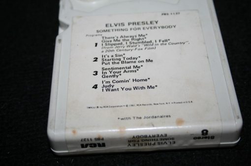 3- ELVIS PRESLEY 8 Track's TAPE 1/4" HITS Legendary Performer Vol 1 & 2 Something King of Rock 'n' Roll - Image 3