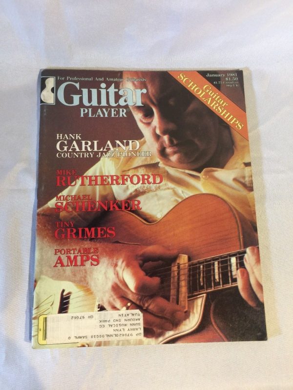 Guitar Player Magazine 1981 Vintage HANK GARLAND Genesis Schenker Grimes Coryell