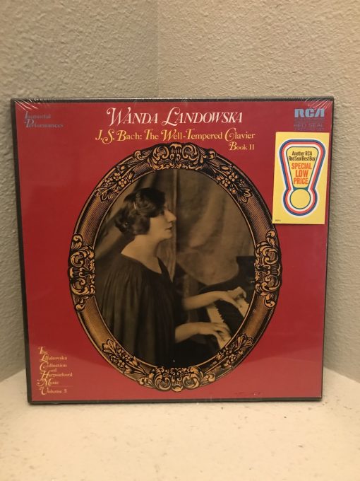 Landowska / Bach - The Well-Tempered Clavier Book II LP SEALED 3 LP Box