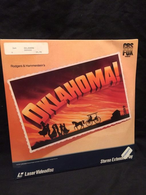 SEALED Oklahoma! LASERDISC 1984 Shirley Jones Steiger Richard Rodgers MUSICAL
