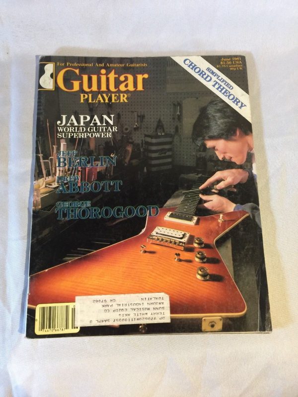 Guitar Player Magazine 1981 Vintage JAPAN GUITARS Berlin Thorogood Breau