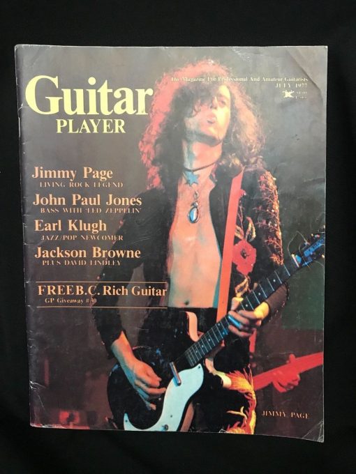 Guitar Player Magazine July 1977 LED ZEPPELIN Jimmy Page John Paul Jones