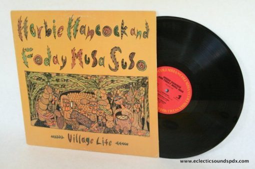 Herbie Hancock Roday Musa Suso Village Life LP NM 1985 Afrobeat Funk Jazz, Supersonic Cleaned!