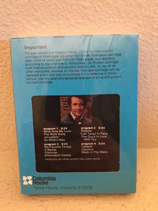 SEALED Time Capsule 8-Track = Herb Alpert & The T.J.B. Greatest Hits Vol. 2 CRC - Image 3