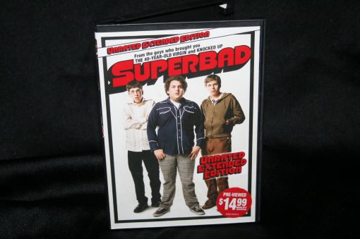 Superbad DVD Unrated; 2007 Extended Edition Jonah Hill Michael Cera Seth Rogen Hader