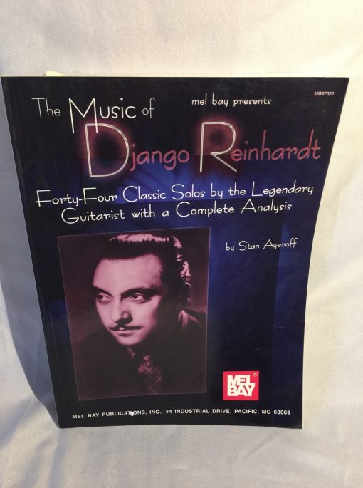 The Music of Django Reinhardt Mel Bay Gypsy Guitar Jazz 270 pgs 44 Solos NM