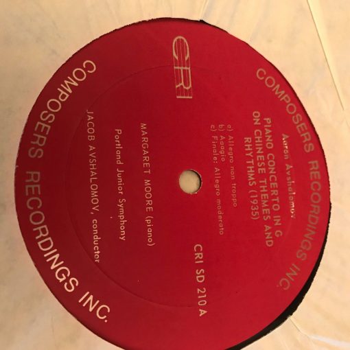 Aaron & Jacob Avshalomov Hutungs LP NM 1966 CRI SD210 Piano Concerto Chinese Themes - Image 5