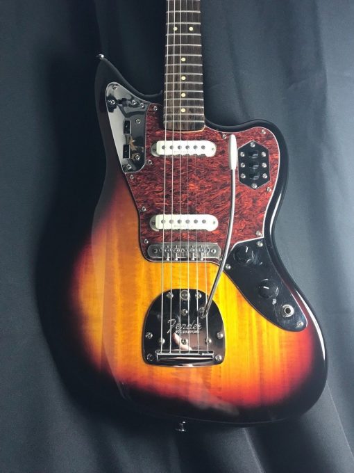 Fender Jaguar Squire Modified - Offset Mastery Bridge - Upgraded Electric Guitar - Image 3