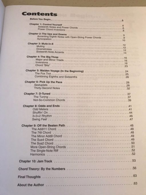 GIT MI Musician's Institute Modern Rock Rhythm Guitar BOOK & CD Hal Leonard Gill - Image 8