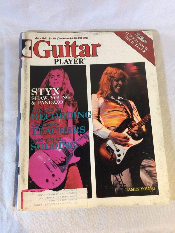 Guitar Player Magazine 1981 Vintage STYX Dick Dale Breau Villa-Lobos Recording
