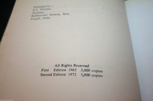 Radha Swami Teachings 1972 2nd Edition L.R. Puri YOGA YOGI Meditation Book - Image 5