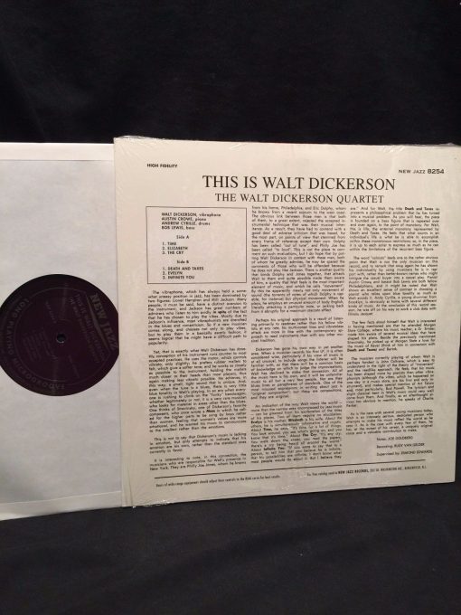 This is Walt Dickerson! LP New Jazz 8254 IN SHRINK RI NM Post Bop Modal JAZZ RVG - Image 3