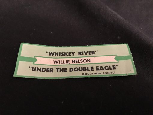 WILLIE NELSON Whisky River COUNTRY & WESTERN JUKEBOX 45 STRIP 1978