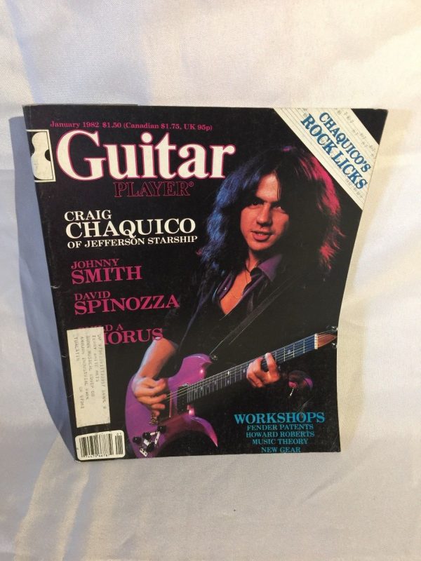 Guitar Player Magazine 1982 Vintage Chaquico STARSHIP Johnny Smith Spinozza Brea