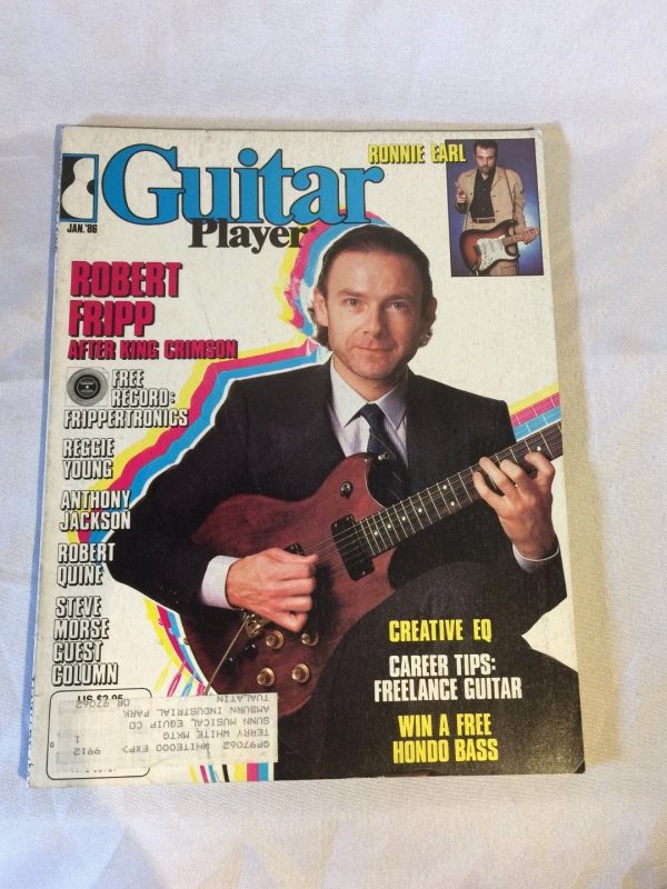 Guitar Player Magazine 1986 Vintage FRIPP HOLDSWORTH Morse Young Jackson Quine