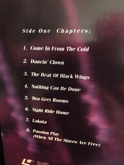 Joni Mitchell Come In From The Cold LaserDisc SUPER RARE Geffen1991 - Image 5