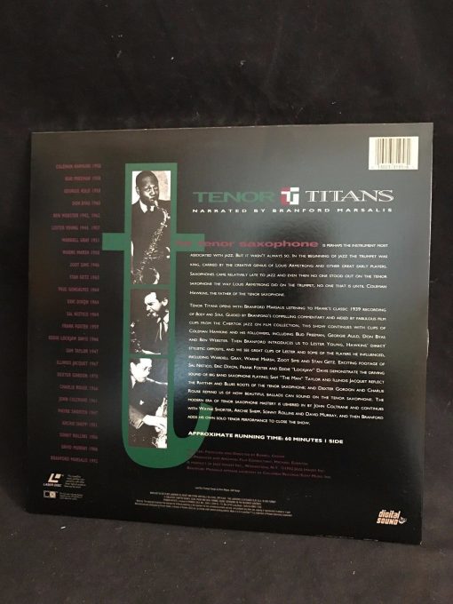 TENOR TITANS LaserDisc Marsalis Coltrane Shorter Gray Zoot Byas Getz Shepp Sonny JAZZ Laser Disc - Image 5