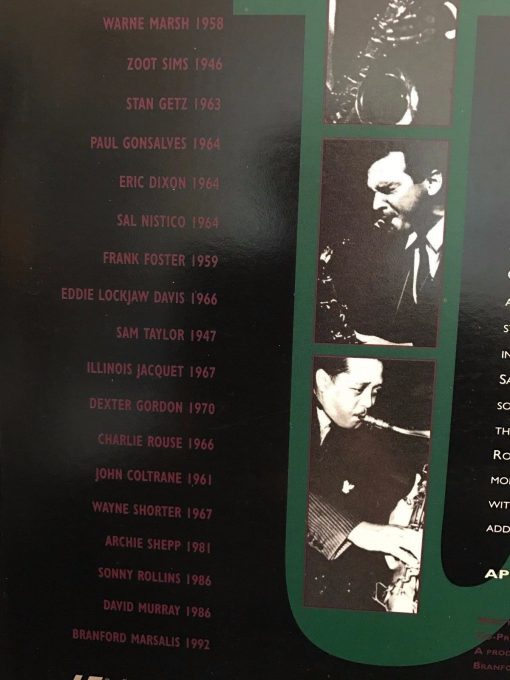 TENOR TITANS LaserDisc Marsalis Coltrane Shorter Gray Zoot Byas Getz Shepp Sonny JAZZ Laser Disc - Image 7