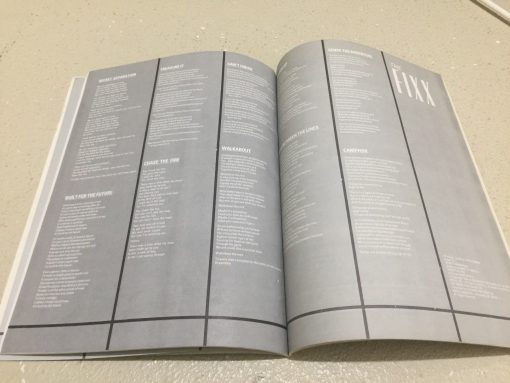 The Fixx - Walkabout VINTAGE 1986 SONGBOOK SHEET MUSIC Music Chords Lyrics 80's - Image 4