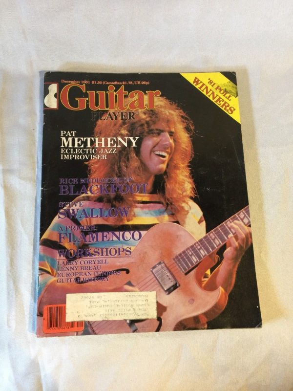Guitar Player Magazine 1981 Vintage Metheny Swallow Blackfoot Flamenco Breau