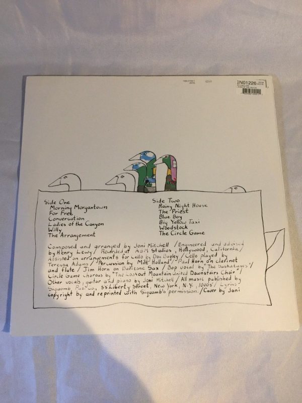 OBSCURE Joni Mitchell Ladies of the Canyon EX LP 180G 2011 IMPORT Press K 44 085 / 7599 - Image 4