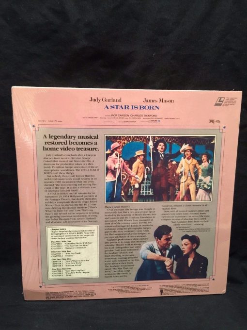 SEALED A Star Is Born LASERDISC Restored Version 1984 Judy Garland James Mason - Image 4