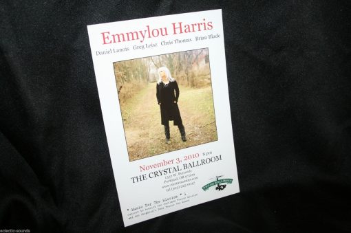 Emmylou Harris Daniel Lanois Brian Blade PORTLAND CONCERT POSTER BILL