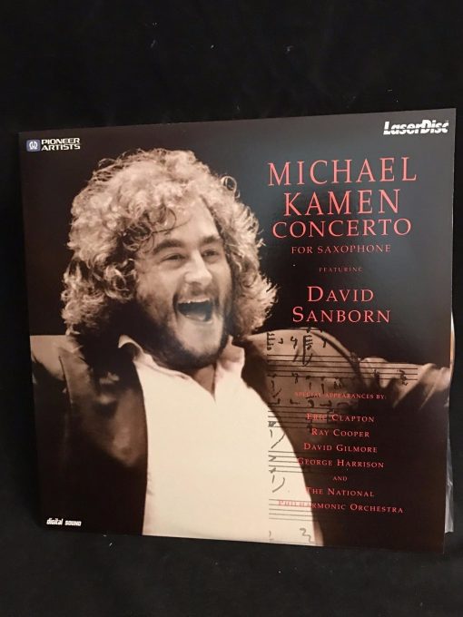 MICHAEL KAMEN CONCERTO for Saxophone LaserDisc NM/NM SANBORN Clapton Gilmour Harrison