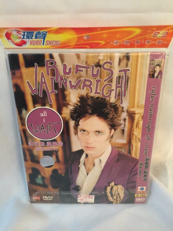 Rufus Wainwright All I Want DVD VG JAPAN IMPORT 3 Hours of Footage 13 Performances