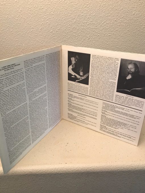 Parnassus LP NM UNPLAYED 1980 New World Records Wolpe Wuorinen Lundborg Olan - Image 3