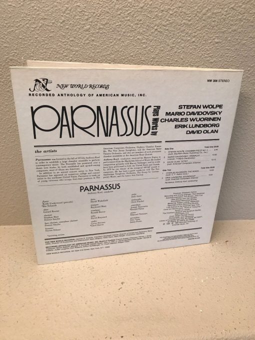 Parnassus LP NM UNPLAYED 1980 New World Records Wolpe Wuorinen Lundborg Olan - Image 6