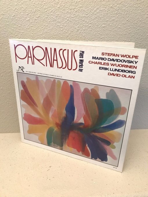 Parnassus LP NM UNPLAYED 1980 New World Records Wolpe Wuorinen Lundborg Olan