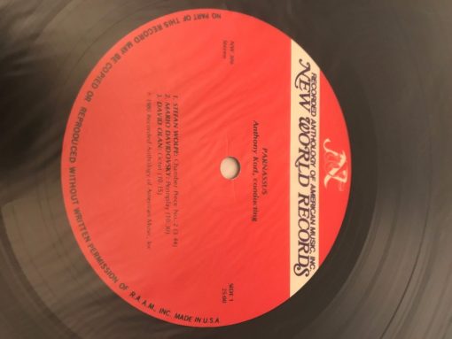 Parnassus LP NM UNPLAYED 1980 New World Records Wolpe Wuorinen Lundborg Olan - Image 7