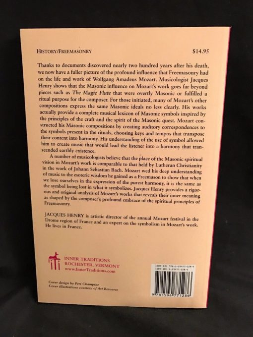 AMADEUS MOZART the FREEMASON Masonic Influence on His Musical Genius Book - J Henry - Image 4