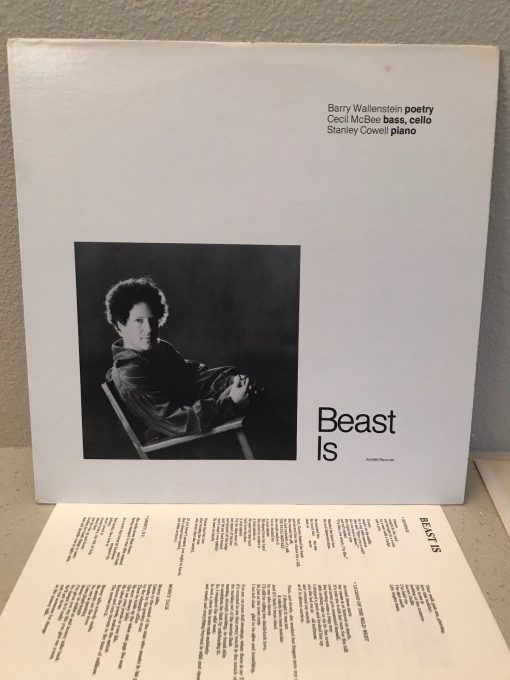 Barry Wallenstein Beast Is LP NM 1978 McBee Cowell Spoken Word Jazz PRIVATE PRESS AKBA - Image 3