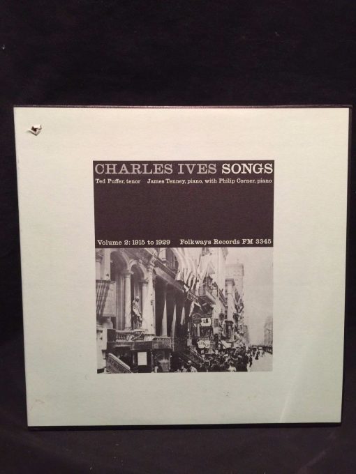 Charles Ives Songs LP NM Vol. 2 1915-1929 Folkways 1966 Puffer Tenney Corner