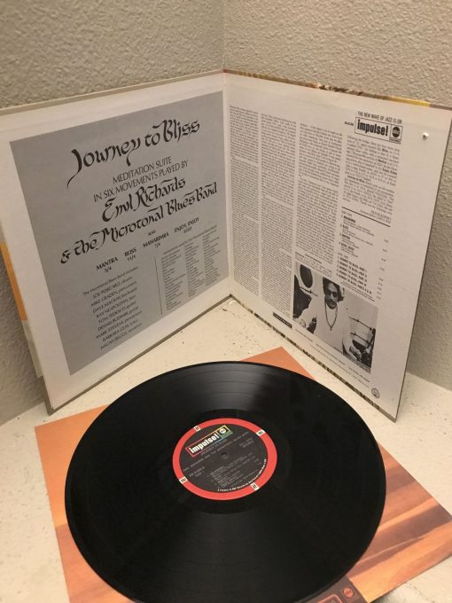 Emil Richards The Microtonal Blues Band - Journey To Bliss LP NM/M Free Jazz - Image 3