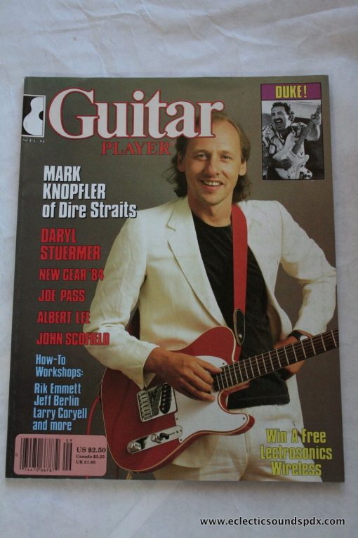 Guitar Player Magazine September 1984 MINT Dire Straits Knopfler Pass Lee Sco
