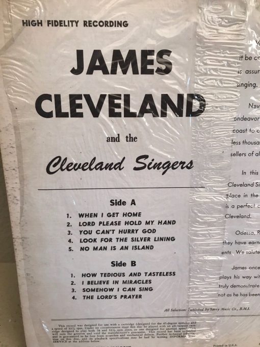 James Cleveland and the Cleveland Singers LP Savoy MG-14188 Funk Soul Gospel '67 - Image 6