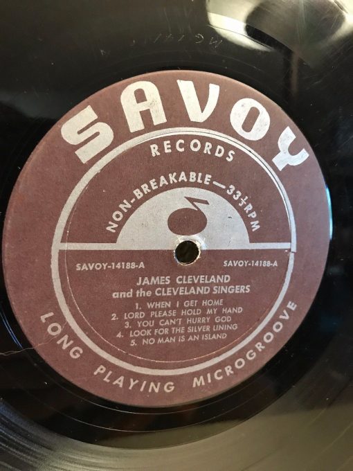 James Cleveland and the Cleveland Singers LP Savoy MG-14188 Funk Soul Gospel '67 - Image 8