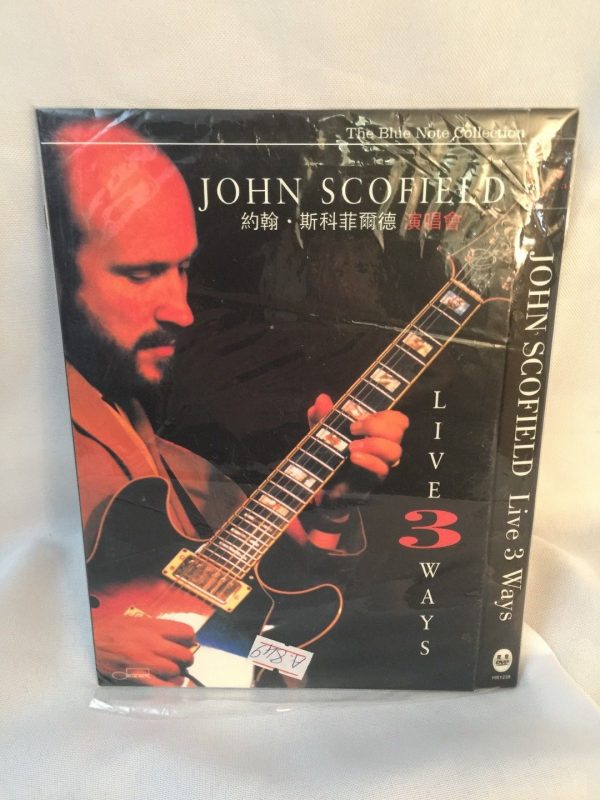 John Scofield Live 3 Ways DVD VG JAPAN IMPORT Pullen Smith Dr. John Lovano Cox Reil