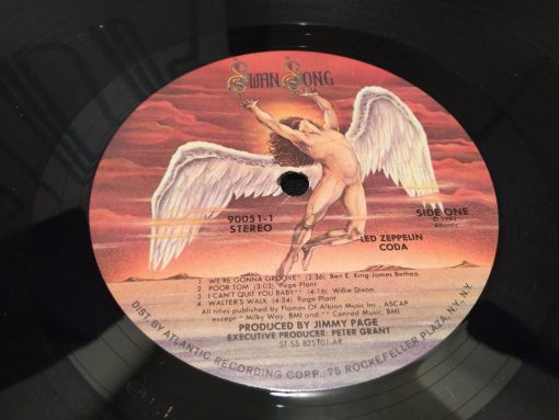 LED ZEPPELIN Coda LP EX 1982 Original Press Textured Gatefold TIME CAPSULE cond - Image 3