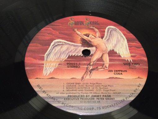 LED ZEPPELIN Coda LP EX 1982 Original Press Textured Gatefold TIME CAPSULE cond - Image 4