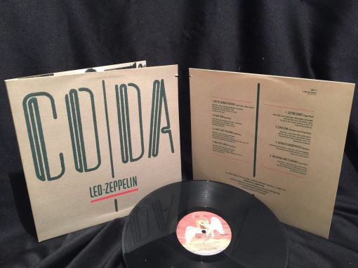 LED ZEPPELIN Coda LP EX 1982 Original Press Textured Gatefold TIME CAPSULE cond