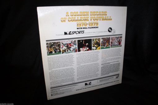 LaserDisc NEW How To Watch Pro FOOTBALL & Golden Decade College 70-79 NFL SPORTS Laser Disc - Image 8