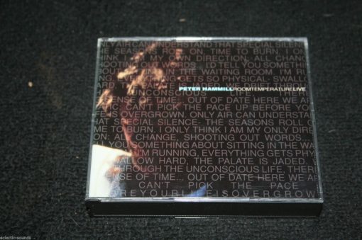 PETER HAMMILL Room Temperature LIVE 2 CD MINT PROMO 1990 Van der Graaf Generator